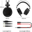 Headset Gamer Scylla H901 - Fones de Ouvido com Microfone, Preto, Médio