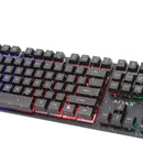 Teclado Gamer Semi-Mecânico LED RGB USB M-800