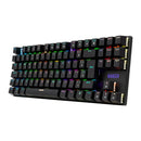 Teclado Mecânico Gamer Mancer Ghoul MK2, RGB, ABNT2, Huano Blue Switch, Black, MCR-GHM2-RGB01BU