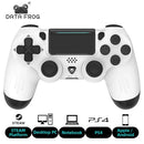 Controle Bluetooth Compatível com PS4/Slim/Pro Wireless Gamepad para PC com Vibração Dupla, Joystick para IOS/Android