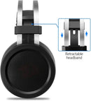 Headset Gamer Scylla H901 - Fones de Ouvido com Microfone, Preto, Médio