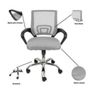 Cadeira de Escritório Ergonômica Begônia com Encosto de Mesh