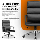 Cadeira de Escritório Giratória Best C900 Black com Rodízios 360° e Conforto